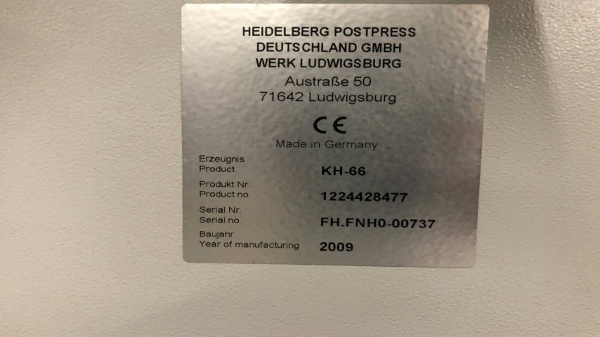 Heidelberg Stahlfolder, KH 66/4-KZL/R MCT